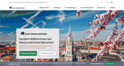 Desktop Screenshot of haus-und-grund-muenchen.de