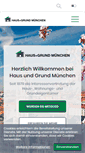 Mobile Screenshot of haus-und-grund-muenchen.de